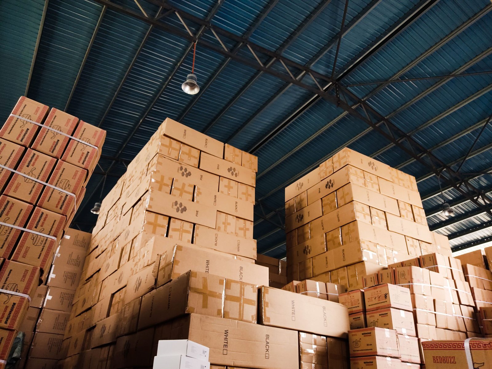Fabkon warehouse and dispatch area